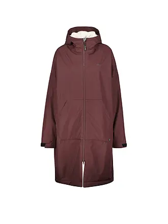 MERU | Cappotto invernale da donna Aalborg Loos Packable con cappuccio | braun